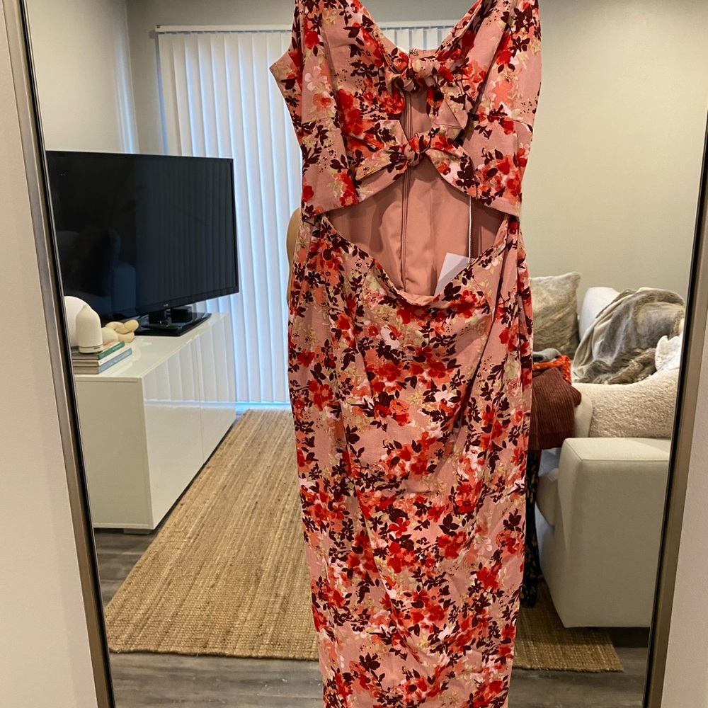 WAYF cutout dress